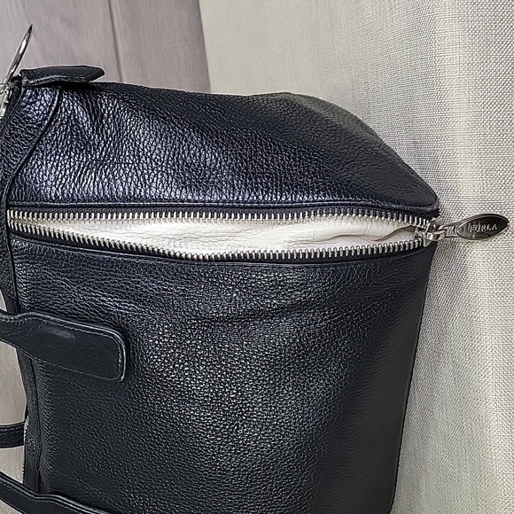 Furla Black Leather Handbag - Picture 7 of 13